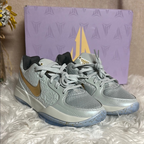 Nike Other - Limited‎ Edition Ja Morant  Nike Gray and Gold Sneakers for Everyday Style